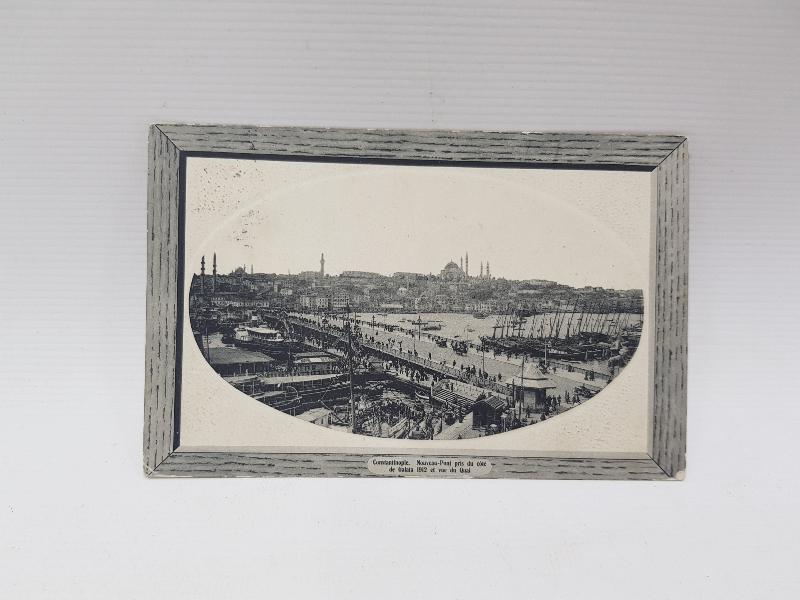 OSMANLI KARTPOSTAL: GALATA KÖPRÜSÜ