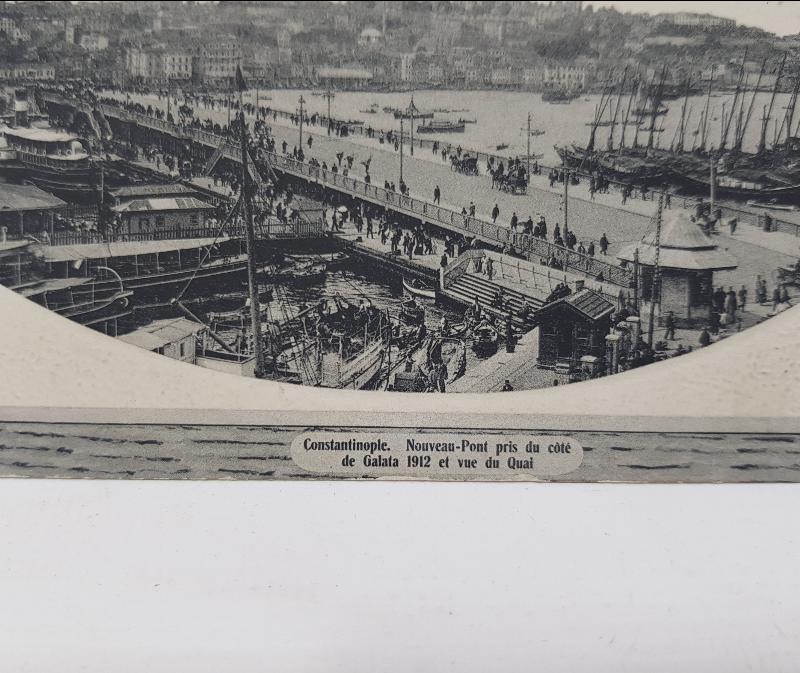 OSMANLI KARTPOSTAL: GALATA KÖPRÜSÜ