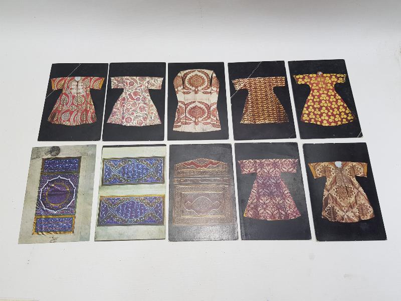 OSMANLI PADİŞAH KAFTANLARI VE HAT LEVHA KARTPOSTALLARI