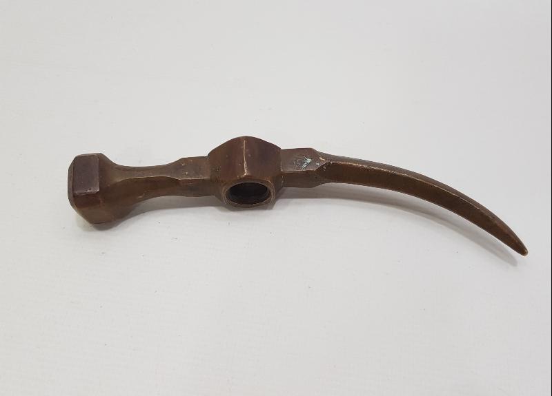 OSMANLICA DAMGALI BRONZ DERVİŞ TEBERİ 