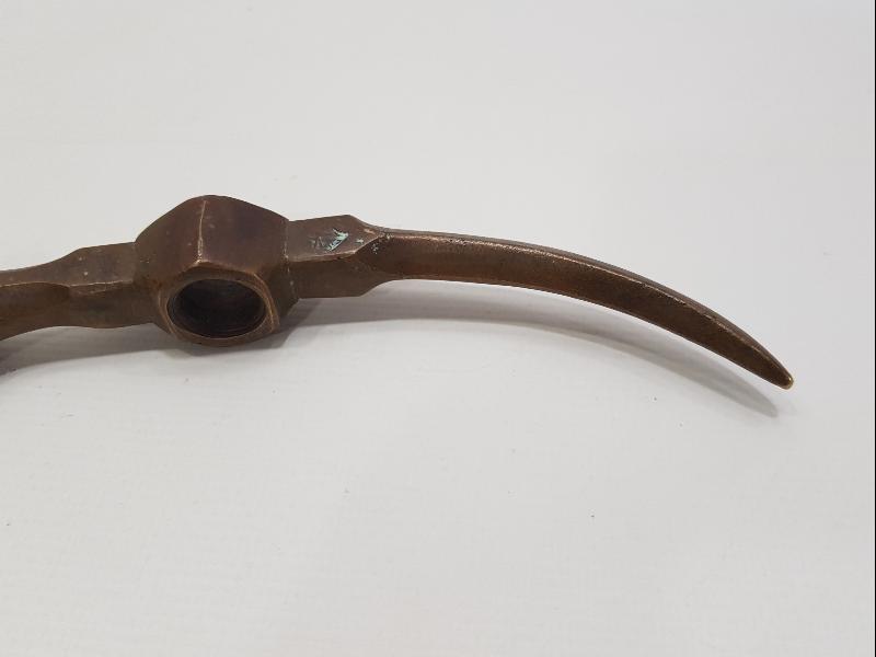 OSMANLICA DAMGALI BRONZ DERVİŞ TEBERİ 