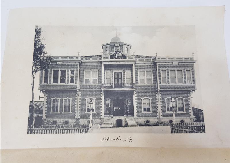 OSMANLICA GRAVÜR: BURSA YENİŞEHİR HÜKÜMET KONAĞI