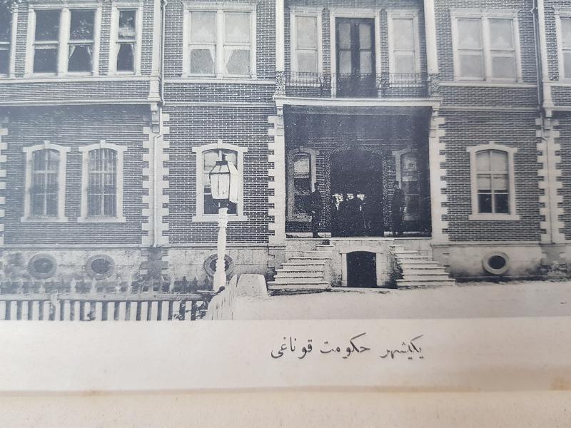 OSMANLICA GRAVÜR: BURSA YENİŞEHİR HÜKÜMET KONAĞI