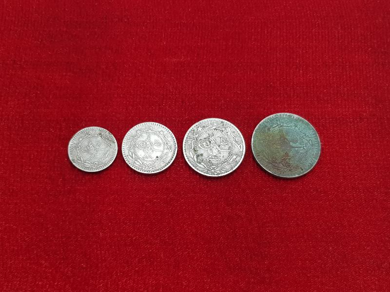 SULTAN MEHMET REŞAD DÖNEMİ 40-20-10-5 PARA LOTU