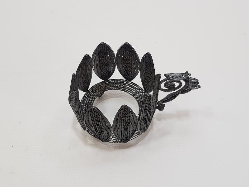 TELKARİ GÜMÜŞ FİNCAN ZARFI VE ALTLIĞI 