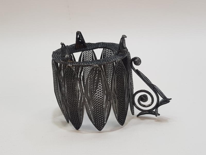 TELKARİ GÜMÜŞ FİNCAN ZARFI VE ALTLIĞI 