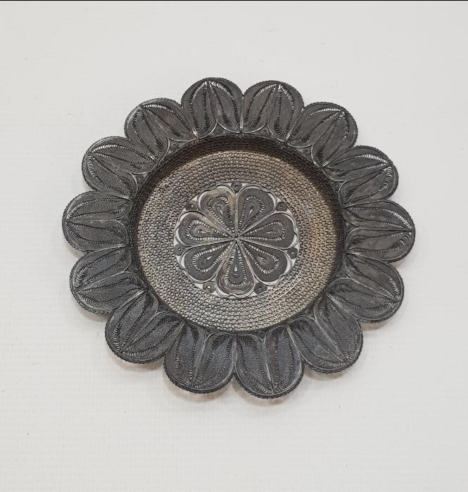 TELKARİ GÜMÜŞ FİNCAN ZARFI VE ALTLIĞI 