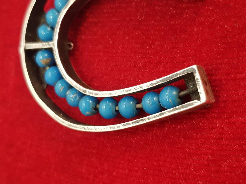 ANTİKA NAL FORMLU GÜMÜŞ ŞANS KOLYESİ 