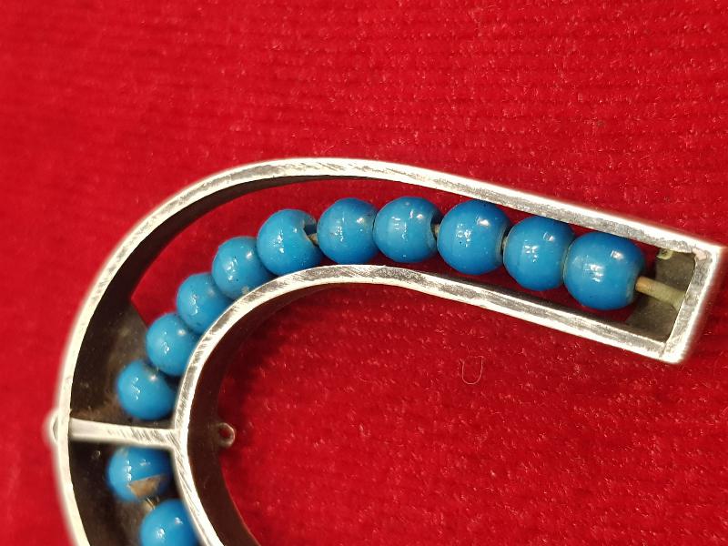 ANTİKA NAL FORMLU GÜMÜŞ ŞANS KOLYESİ 