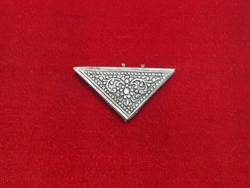 OSMANLI DÖNEMİ GÜMÜŞ ÜÇGEN HAMAYIL