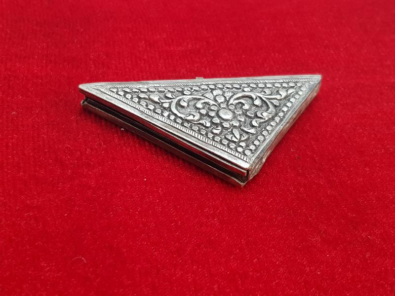 OSMANLI DÖNEMİ GÜMÜŞ ÜÇGEN HAMAYIL