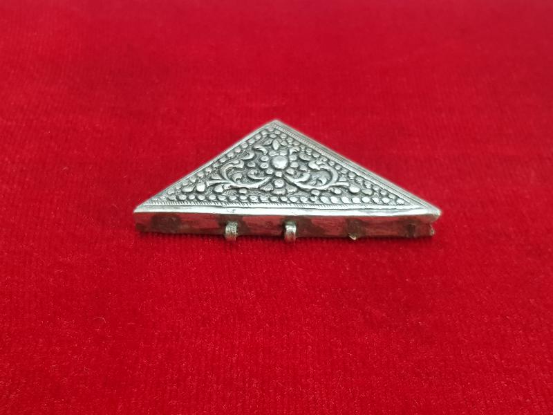 OSMANLI DÖNEMİ GÜMÜŞ ÜÇGEN HAMAYIL