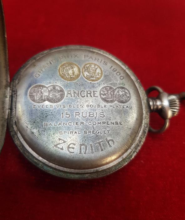 OSMANLI KADRAN GÜMÜŞ KASA ZENITH CEP SAATİ