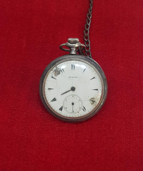 OSMANLI KADRAN GÜMÜŞ KASA ZENITH CEP SAATİ