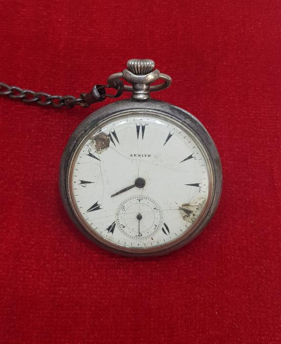 OSMANLI KADRAN GÜMÜŞ KASA ZENITH CEP SAATİ