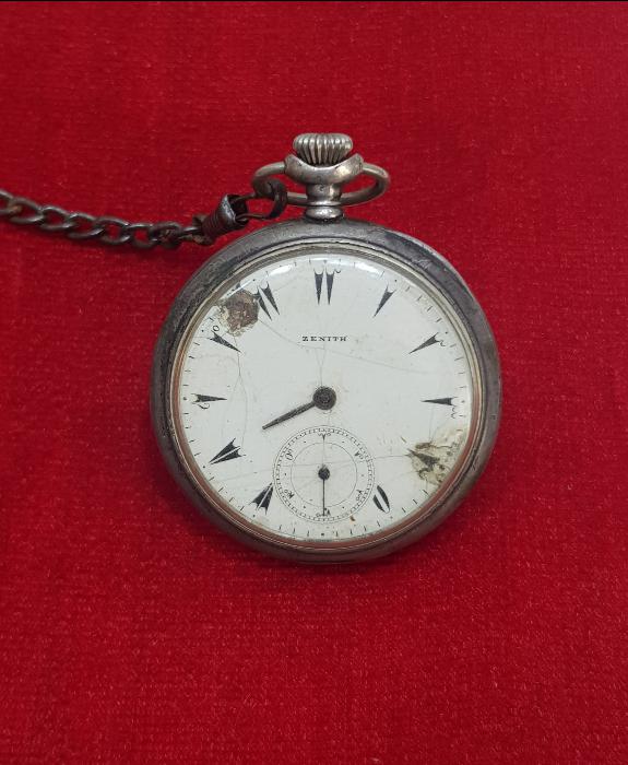 OSMANLI KADRAN GÜMÜŞ KASA ZENITH CEP SAATİ