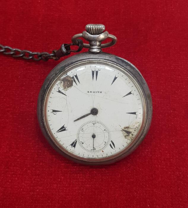 OSMANLI KADRAN GÜMÜŞ KASA ZENITH CEP SAATİ