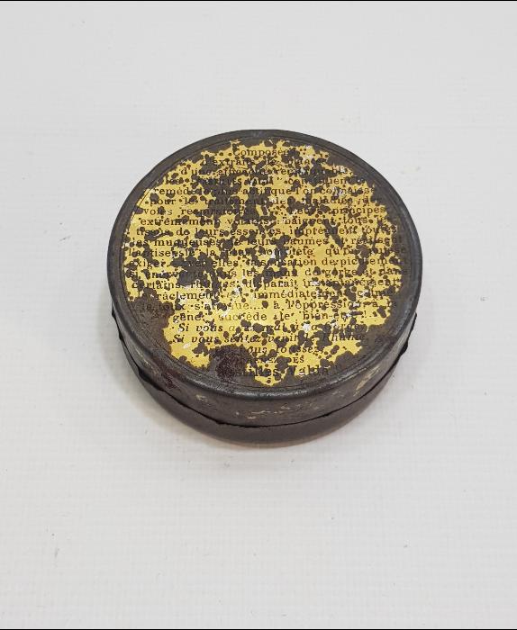 OSMANLICA YAZILI PERTEV PUDRA KUTUSU