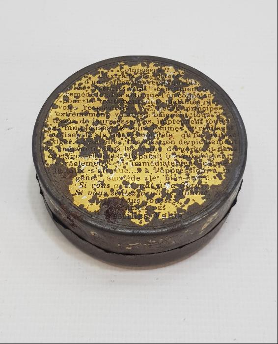 OSMANLICA YAZILI PERTEV PUDRA KUTUSU