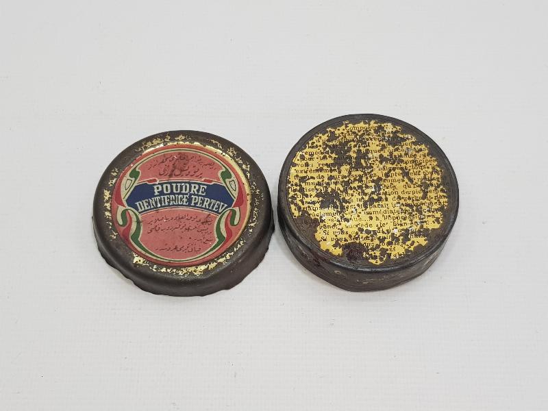 OSMANLICA YAZILI PERTEV PUDRA KUTUSU