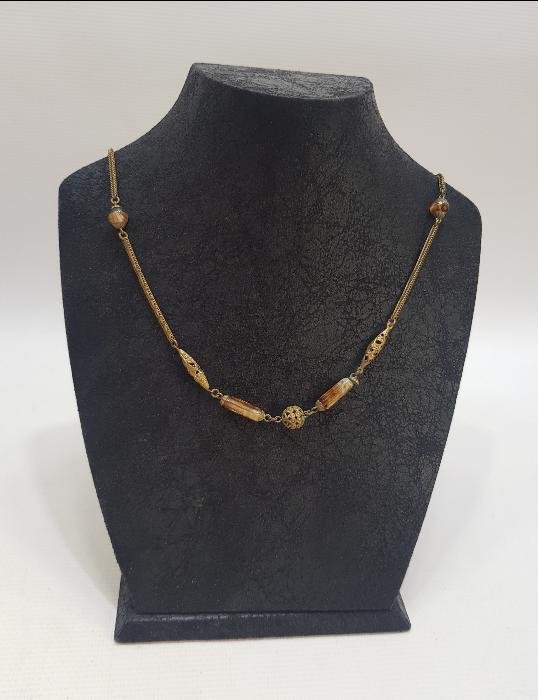 ANTİKA DOĞAL TAŞLI GERDANLIK