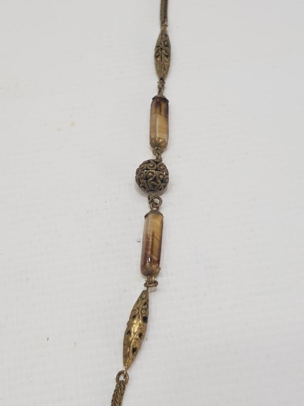 ANTİKA DOĞAL TAŞLI GERDANLIK