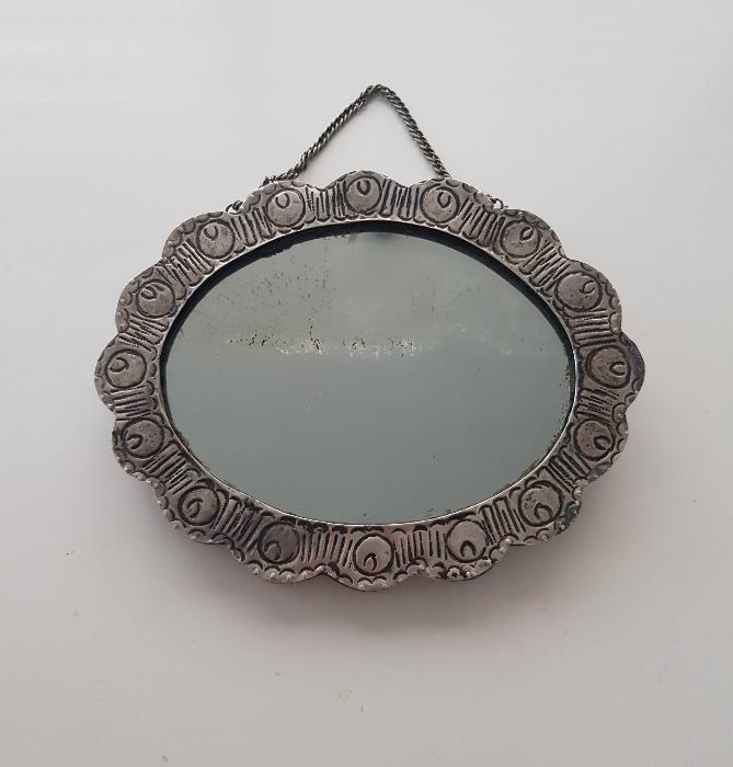 ANTİKA GÜMÜŞ DUVAR AYNASI