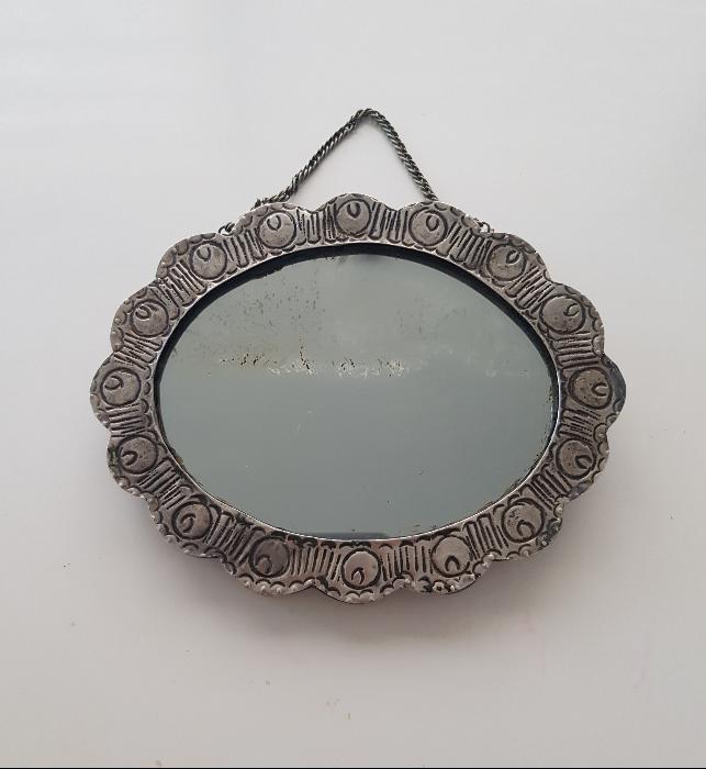 ANTİKA GÜMÜŞ DUVAR AYNASI