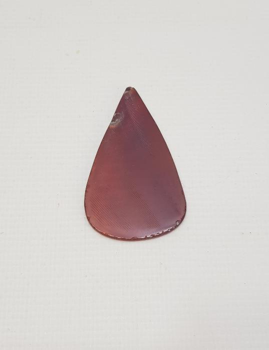 AYET-EL KÜRSİ YAZILI AKİK TAŞ KOLYE UCU