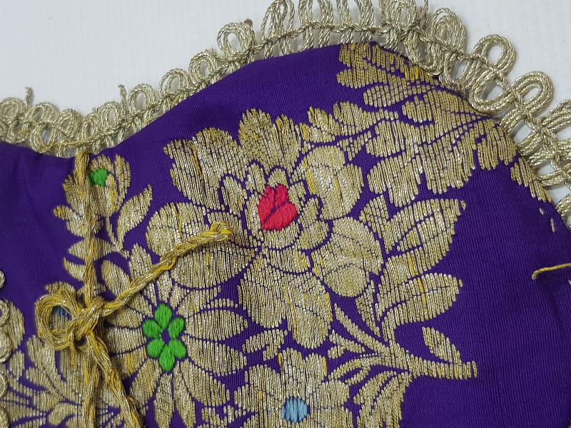 OSMANLI DÖNEMİ İPEK ELMASİYE PARA KESESİ