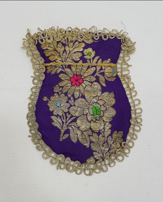 OSMANLI DÖNEMİ İPEK ELMASİYE PARA KESESİ