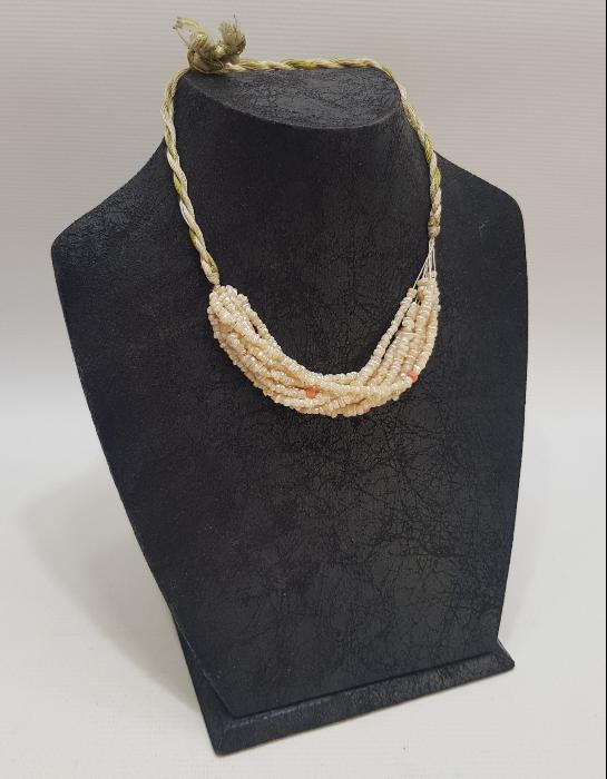 OSMANLI DÖNEMİ MERCANLI KUM İNCİ GERDANLIK