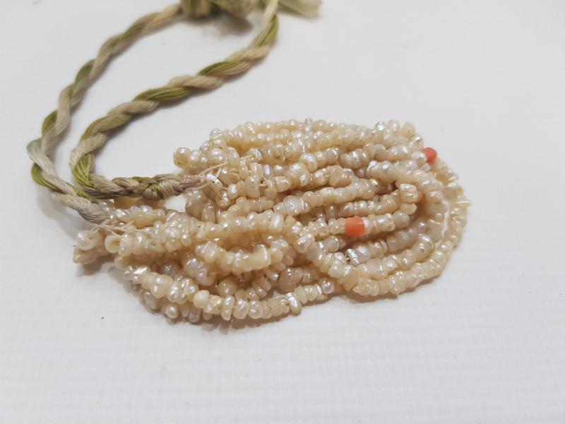 OSMANLI DÖNEMİ MERCANLI KUM İNCİ GERDANLIK