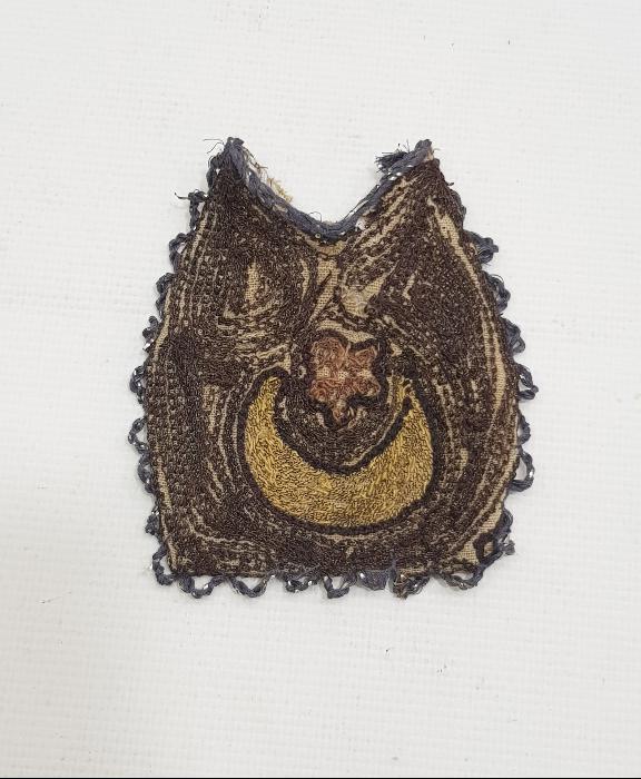 OSMANLI DÖNEMİ SUZENİ İŞÇİLİKLİ AY YILDIZLI KESE