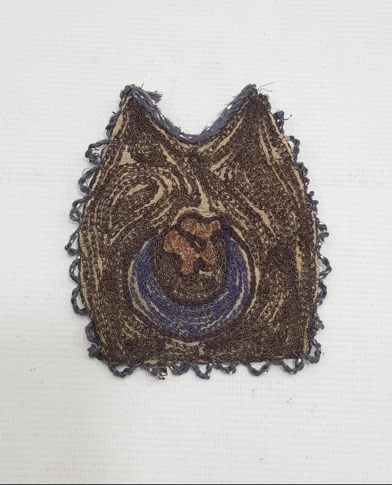 OSMANLI DÖNEMİ SUZENİ İŞÇİLİKLİ AY YILDIZLI KESE