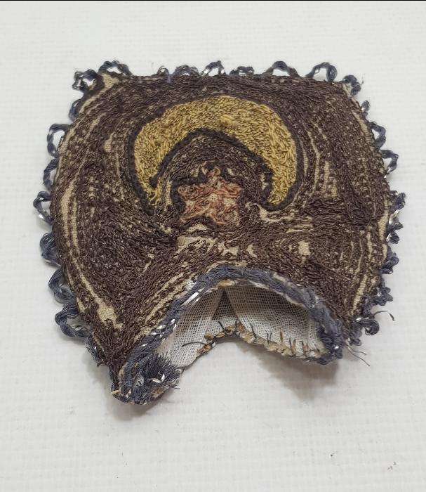 OSMANLI DÖNEMİ SUZENİ İŞÇİLİKLİ AY YILDIZLI KESE