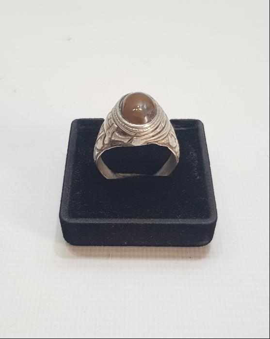 OSMANLI DÖNEMİ TEKKE İŞİ GÜMÜŞ DERVİŞ YÜZÜĞÜ