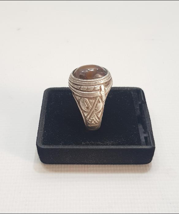 OSMANLI DÖNEMİ TEKKE İŞİ GÜMÜŞ DERVİŞ YÜZÜĞÜ