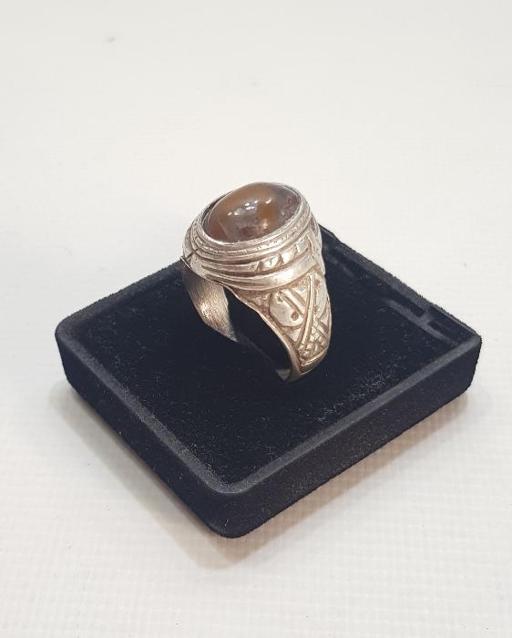 OSMANLI DÖNEMİ TEKKE İŞİ GÜMÜŞ DERVİŞ YÜZÜĞÜ