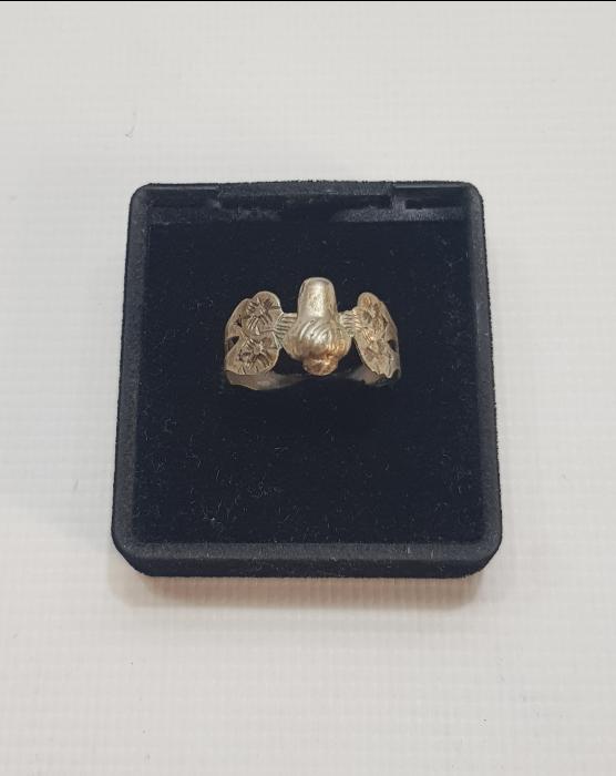 OSMANLI DÖNEMİ TEKKE İŞİ SİKKE FORMLU GÜMÜŞ YÜZÜK