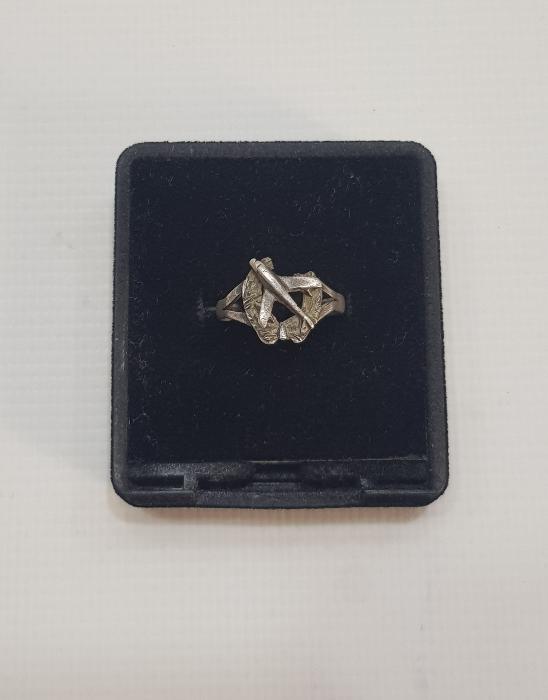 TÜRK HAVA YOLLARI ÇOK NADİR KOLEKSİYONLUK GÜMÜŞ YÜZÜK