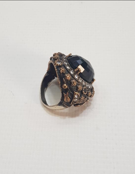 YEŞİL TAŞLI GÜMÜŞ HÜRREM YÜZÜK