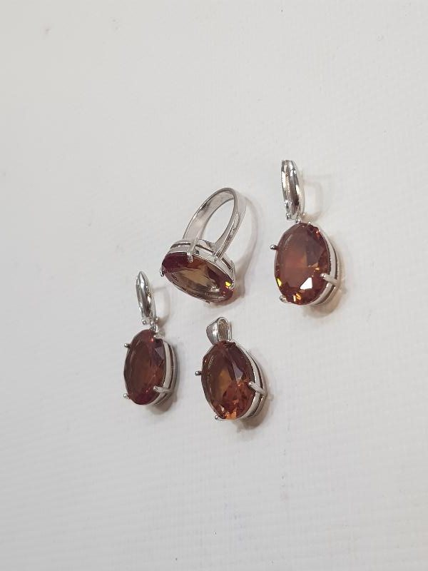 ZULTANİT TAŞLI GÜMÜŞ TAKI SETİ