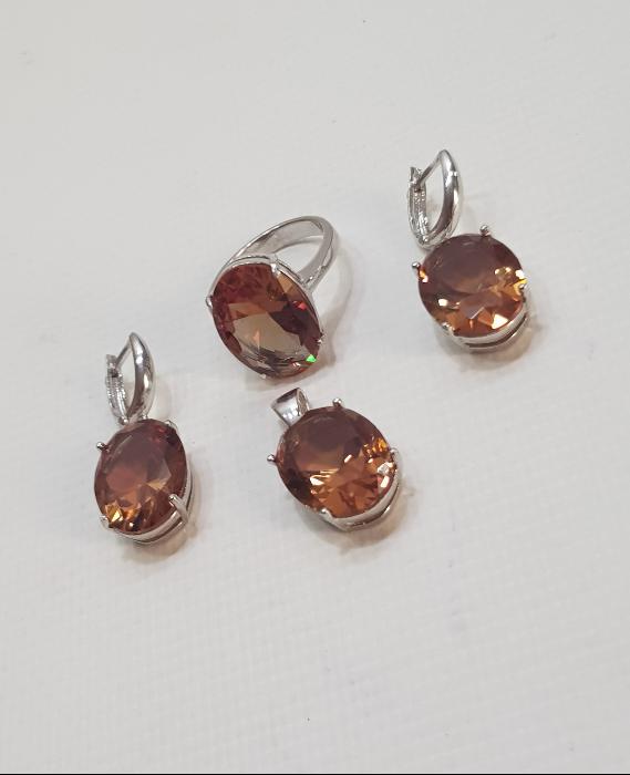 ZULTANİT TAŞLI GÜMÜŞ TAKI SETİ