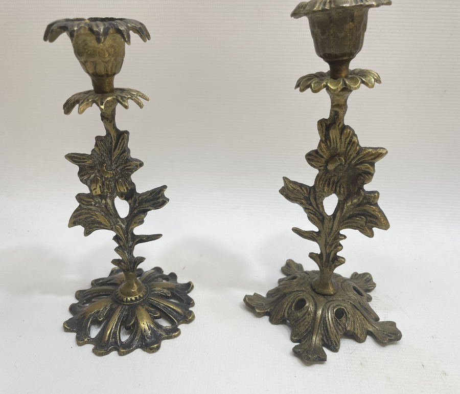 2 ADET ANTİKA ŞAMDAN