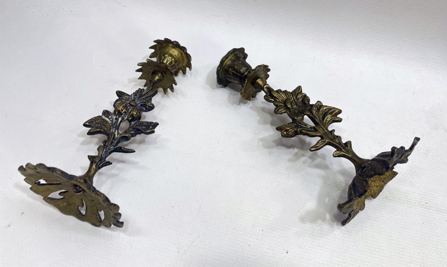 2 ADET ANTİKA ŞAMDAN