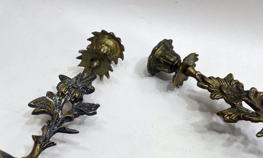 2 ADET ANTİKA ŞAMDAN