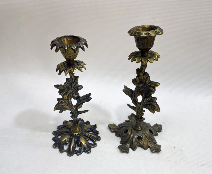 2 ADET ANTİKA ŞAMDAN