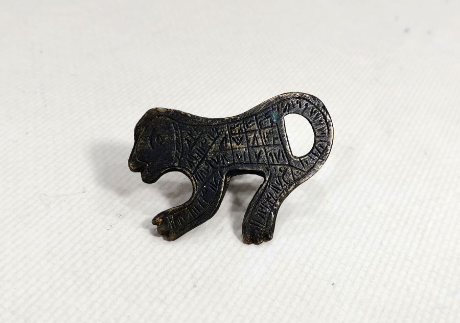 ANADOLU ASLANI FORMUNDA TEKKE İŞİ ÇOK NADİR TILSIM MÜHÜR