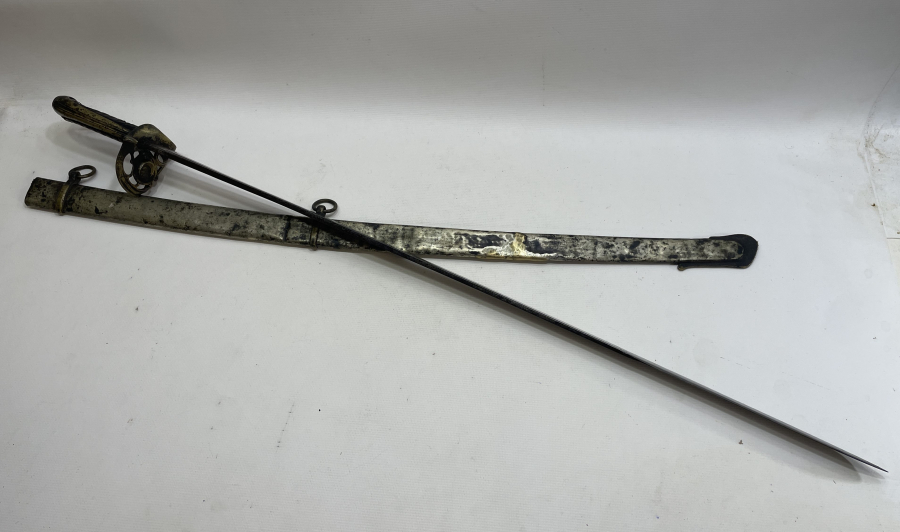 BALÇAĞI HİLALLİ OSMANLI DÖNEMİ NADİR FORMDA SÜVARİ KILICI